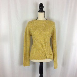 Kensie Sweater With A Cute Tie Bottom 150F